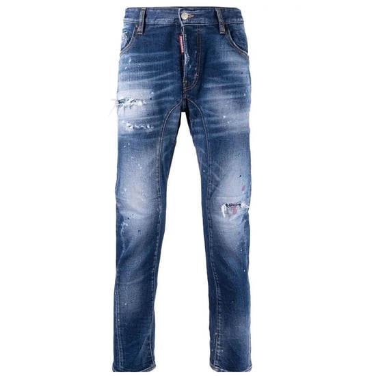 Pantalones Vaqueros Azules Rasgados Tidy Biker Jean De Dsquared2 - Image 1