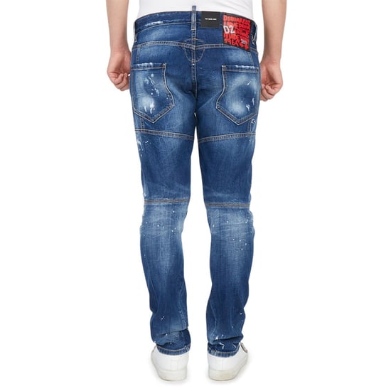 Pantalones Vaqueros Azules Rasgados Tidy Biker Jean De Dsquared2 - Image 2