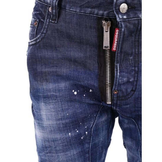 Pantalones Vaqueros Azul Oscuro Tidy Biker Jean De Dsquared2 - Image 3