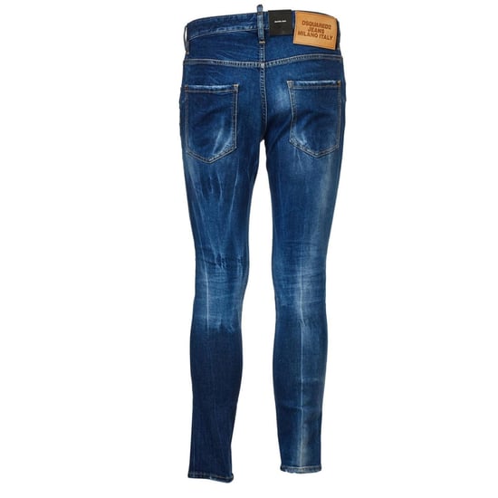 Pantalones Vaqueros Azul Marino Estilo Skater De Dsquared2 - Image 2