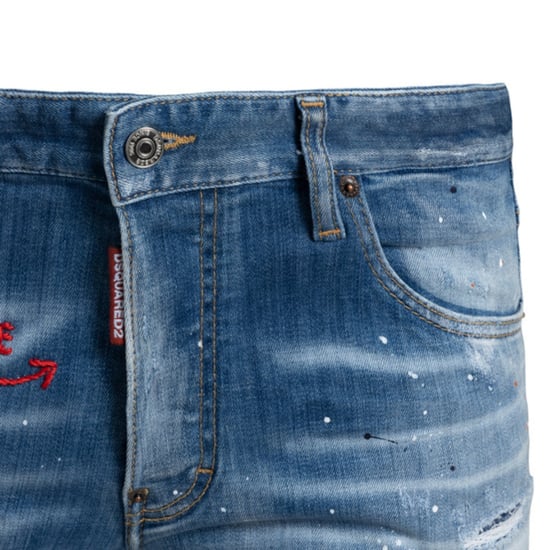 Vaqueros Skater Azul Oscuro De Dsquared2 - Image 3