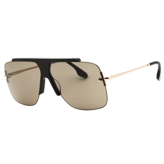 Gafas De Sol Victoria Beckham Color Marrón Moca Con Lentes Doradas - Image 2