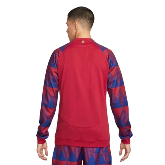 Chaqueta De Entrenamiento Nike 23/24 Barcelona Roja Con Cremallera - Image 3