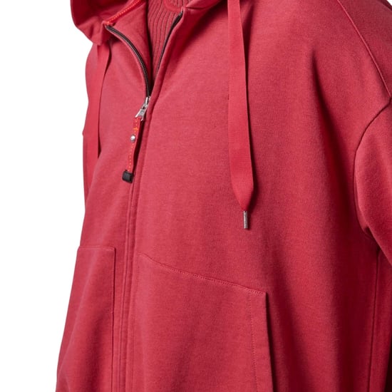 Sudadera Con Capucha Extragrande Con Cremallera En Rojo Cereza De Parajumpers May - Image 3