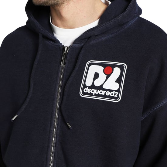 Sudadera Con Capucha Hercalina Fit Azul Marino Oscuro De Dsquared2 - Image 5