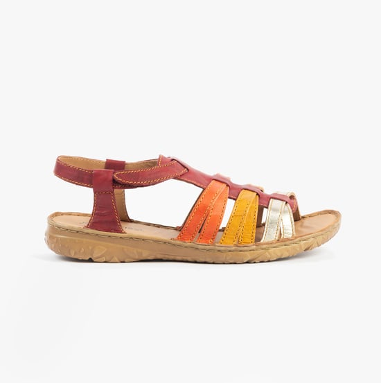 Josef Seibel Ivy 02 Sandalias de Mujer Rot-multi - Image 1