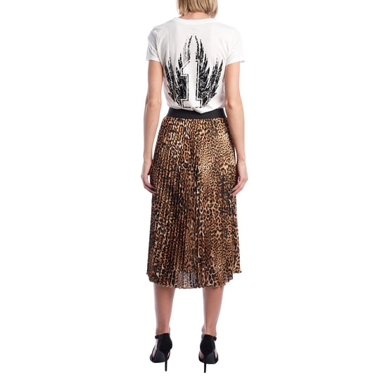Falda Midi Plisada WJCD0302F para Mujer - Image 4