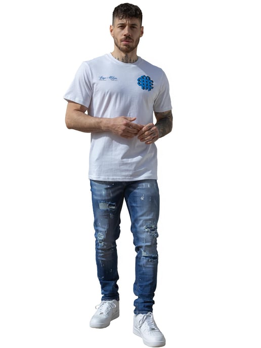 Enzo Milano Vaqueros rotos para hombre - Image 5