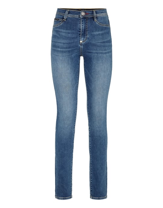 Jegging De Cintura Alta Iconic Plein - Image 1