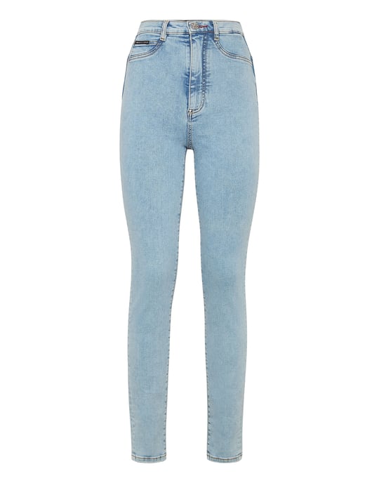 Jegging De Cintura Alta Iconic Plein - Image 1