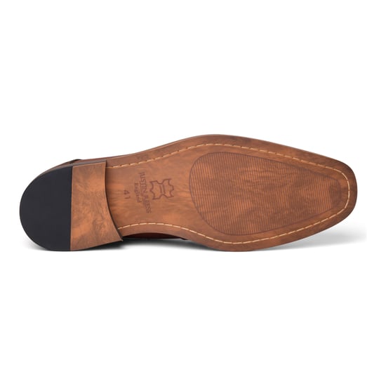 Zapatos Oxford con cordones de cuero marrón para hombre de Justin Reess - Jenson - Image 5