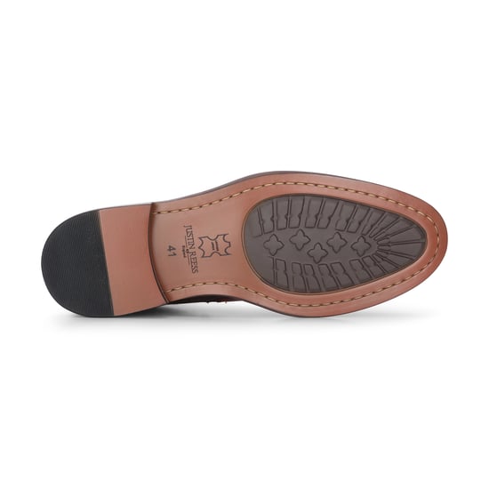 Botines de piel brogue marrón caqui para hombre de Justin Reess - Clifford - Image 5