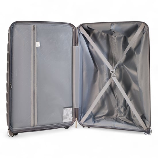 Maleta rígida TSA azul ahumado resistente con 8 ruedas, equipaje de cabina, estuche de viaje para vacaciones - Image 4
