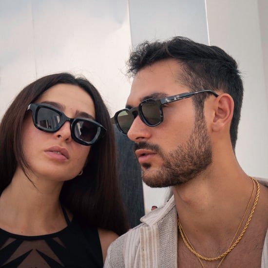 Gafas de sol polarizadas cuadradas con montura geométrica negra De-Gamme - Saint Marlo - Image 2