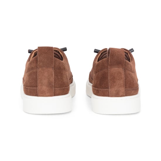 Justin Reess Zapatillas de deporte de cuero de ante marrón para hombre - Josh - Image 5