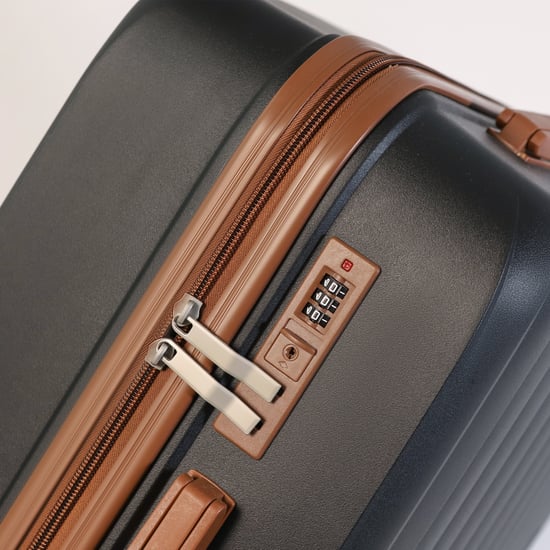 Maleta rígida negra resistente con 8 ruedas, equipaje de cabina, estuche de viaje para vacaciones - Image 5