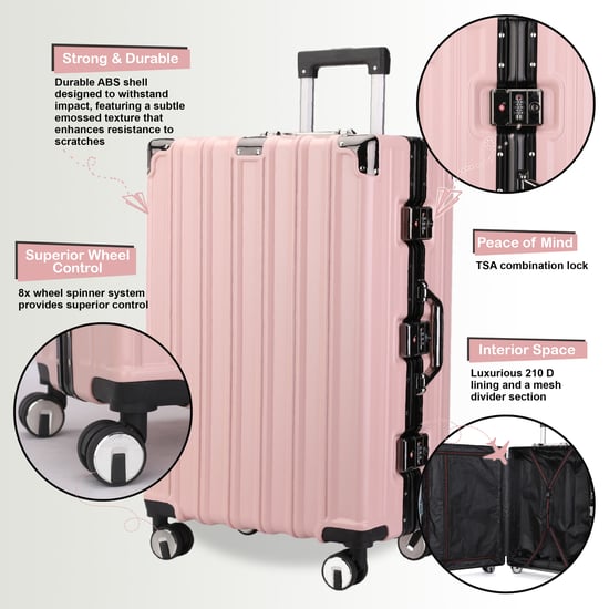 Maleta de cabina rígida y resistente de 36 x 24 x 56 cm, apta para Easyjet, Ryanair y Wizzair - Image 3