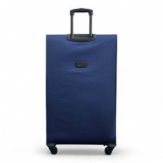 Maleta extensible azul marino suave extragrande de 8 ruedas, ligera, para viaje - Image 6