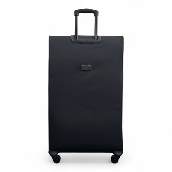 Maleta extensible, suave, negra, extragrande, ligera, de 8 ruedas, para viaje - Image 6