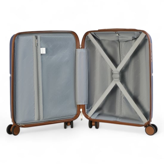 Maleta rígida negra resistente con 8 ruedas, equipaje de cabina, estuche de viaje para vacaciones - Image 4