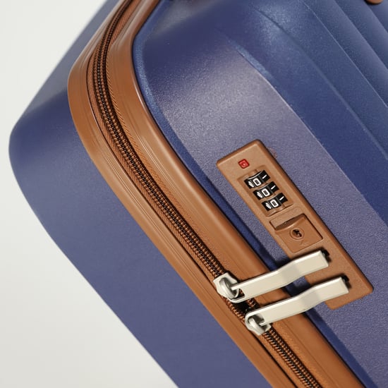 Maleta rígida azul marino resistente con 8 ruedas, equipaje de cabina, estuche de viaje para vacaciones - Image 6