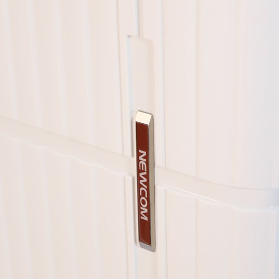 Maleta rígida blanca resistente con 8 ruedas, equipaje de cabina, estuche de viaje para vacaciones - Image 6