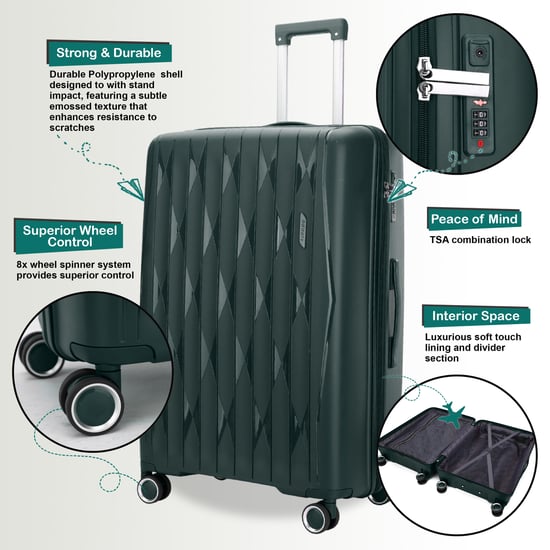 Maleta de cabina rígida y robusta de 37,5 x 20,5 x 55 cm. Equipaje TSA. Apta para Easyjet, Ryanair y Wizzair. - Image 3