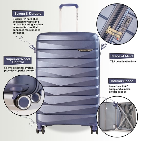 Maleta rígida de cabina PP de apta para Easyjet y Ryanair. - Image 3