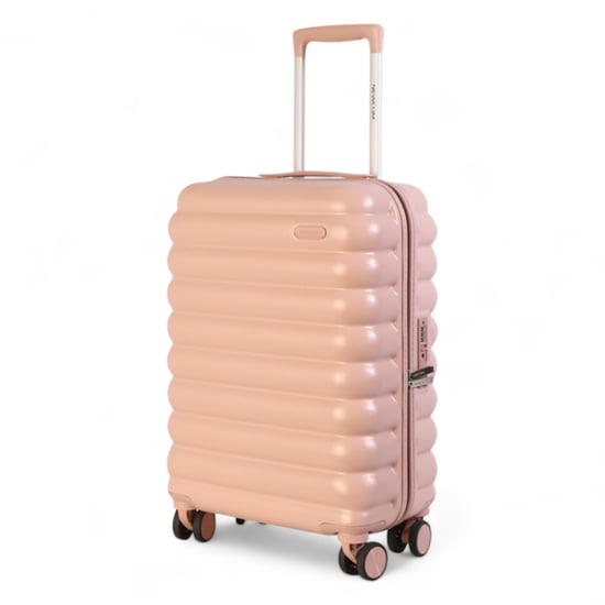 Maleta rígida de cabina de 37 x 22 x 55 cm, color rosa, con cierre de seguridad TSA, apta para Easyjet y Ryanair. - Image 4