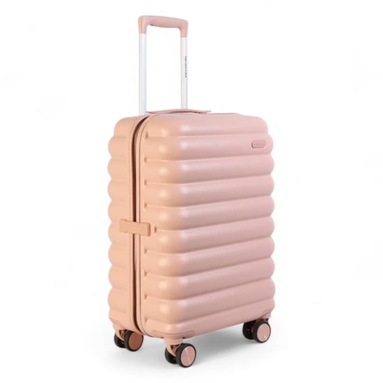 Maleta rígida de cabina de 37 x 22 x 55 cm, color rosa, con cierre de seguridad TSA, apta para Easyjet y Ryanair. - Image 6
