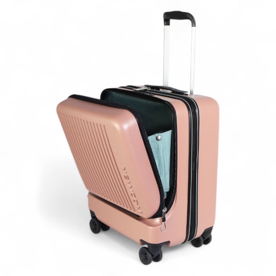 Maleta de viaje EasyJet Ryanair resistente, de color rosa, con apertura frontal, 39 x 26 x 51,5 cm - Image 6