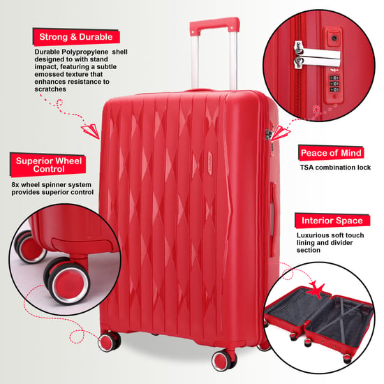 Maleta de cabina rígida y robusta de 37,5 x 20,5 x 55 cm. Equipaje TSA. Apta para Easyjet, Ryanair y Wizzair. - Image 3