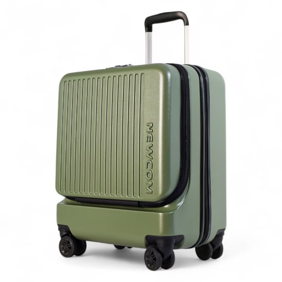 Maleta de viaje EasyJet Ryanair duradera de 39 x 26 x 51,5 cm con apertura frontal en color verde oliva - Image 4