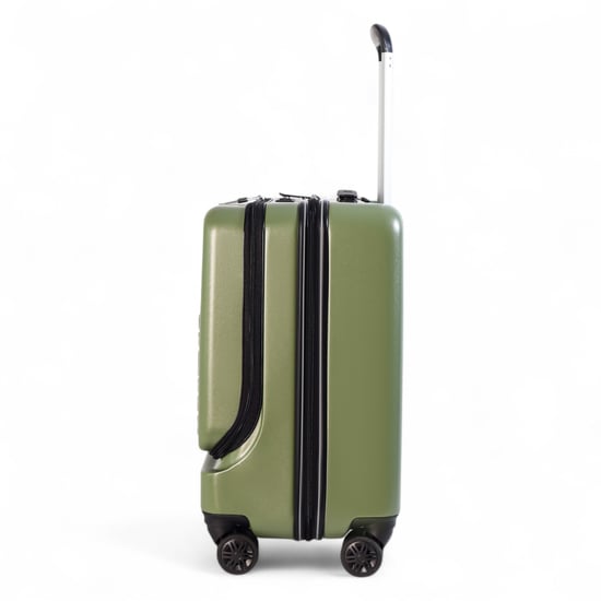 Maleta de viaje EasyJet Ryanair duradera de 39 x 26 x 51,5 cm con apertura frontal en color verde oliva - Image 5