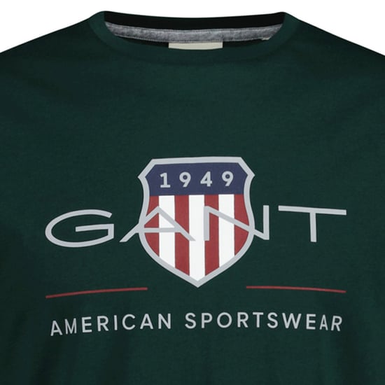 GANT Mens Regular Fit Short Sleeve Archive Shield T-Shirt - Image 2