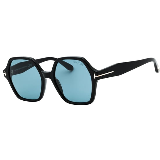 Gafas De Sol Tom Ford Romy Smoke Hex Lens En Negro Brillante - Image 1