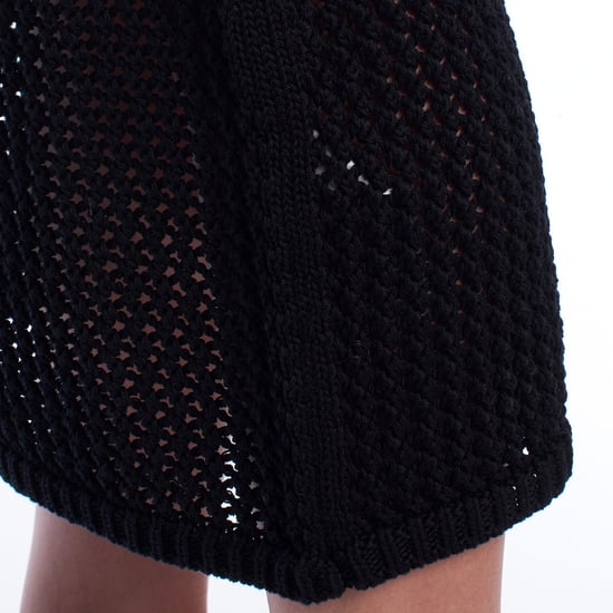 Vestido Largo Calado de Crochet KWDR00165 para Mujer - Image 5