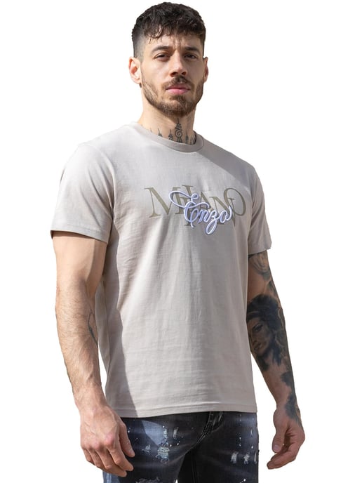 Enzo Milano | Camiseta Estampada de Hombre con Cuello Redondo - Image 2