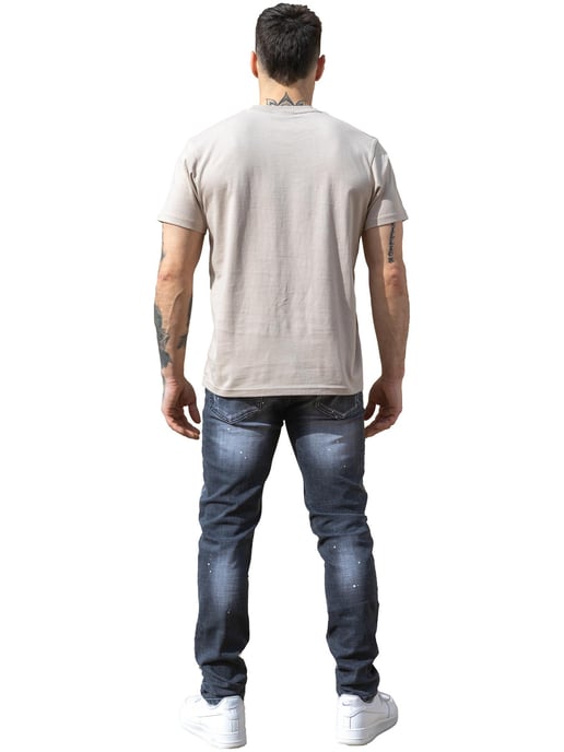 Enzo Milano | Camiseta Estampada de Hombre con Cuello Redondo - Image 5