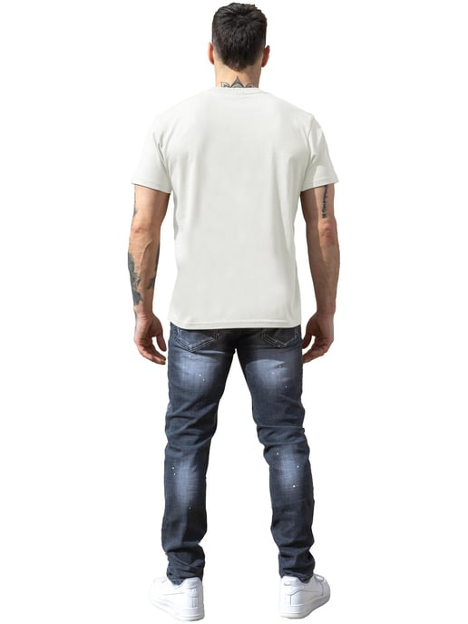 Enzo Milano | Camiseta estampada con cuello redondo para hombre - Image 5