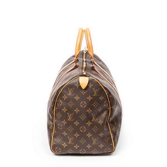 Louis Vuitton Keepall 45 en Marrón Lona recubierta - Image 4