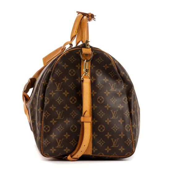 Louis Vuitton Keepall Bandouliere 60 en Marrón Lona recubierta - Image 3