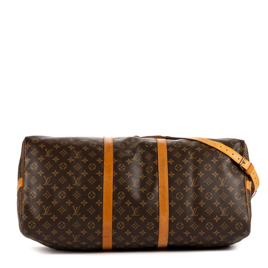 Louis Vuitton Keepall Bandouliere 60 en Marrón Lona recubierta - Image 6