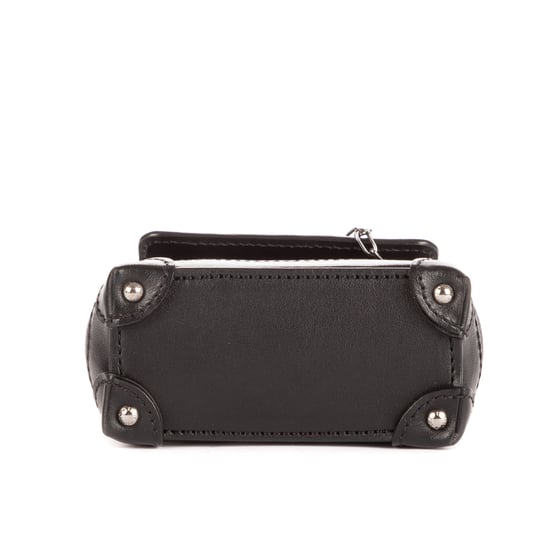 Louis Vuitton Mini Steamer Crossbody Pouch  en Negro Lona recubierta - Image 6