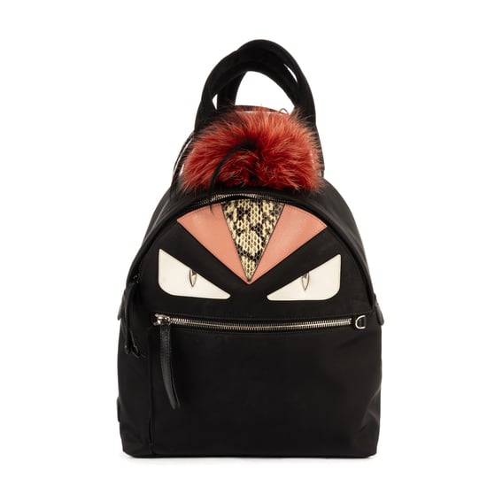 Fendi Monster en Negro Lienzo - Image 1