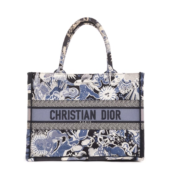 Dior Cabas Book Tote Medium en Azul marino Lienzo - Image 1