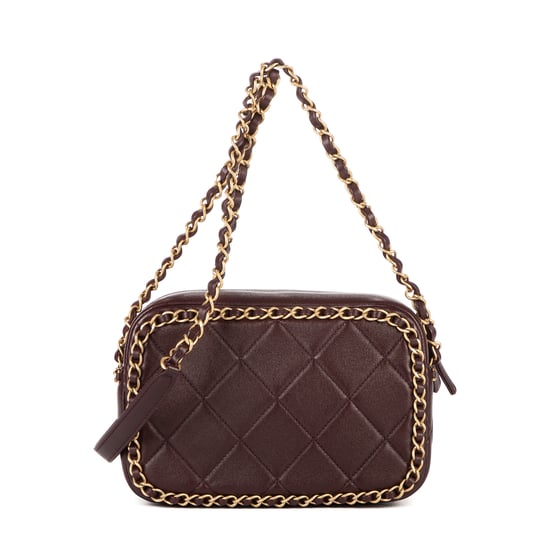 Chanel Camera Small en Borgoña Piel de becerro - Image 4