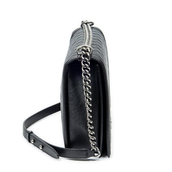 Chanel Large Boy en Negro Piel de becerro - Image 4