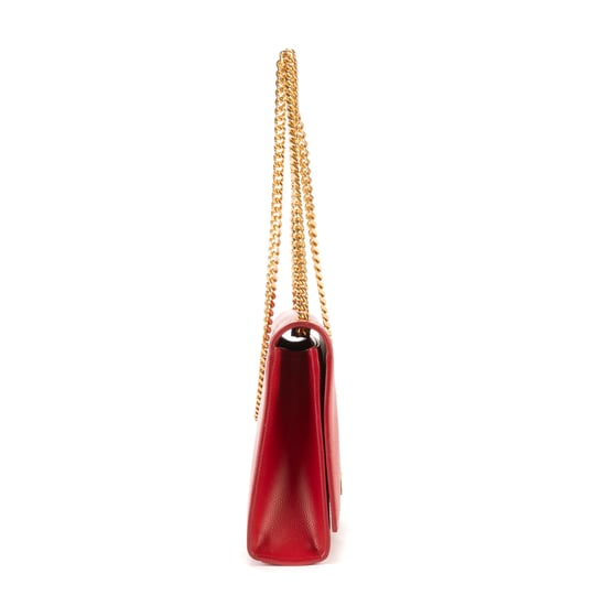 Yves Saint Laurent Tassel Kate Medium en Rojo Piel de becerro - Image 5