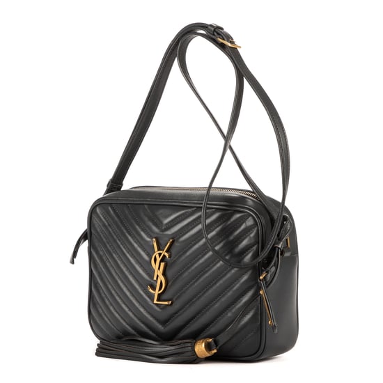 Yves Saint Laurent Lou Camera  en Gris oscuro Piel de becerro - Image 2